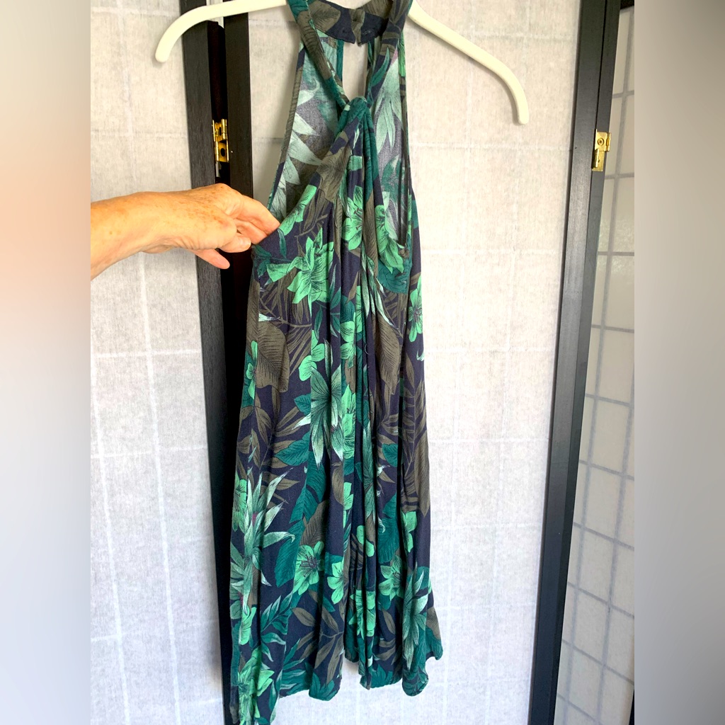 Previously Loved O’niell Girls Sundress Size Large Green And Black
